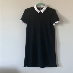 Zara black and white dress